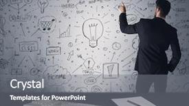  Presentation with future plan - PPT theme enhanced with  background and a  colored foreground