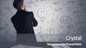  Presentation with future plan - Amazing PPT theme having  backdrop and a  colored foreground