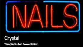  Presentation with neon - Cool new PPT layouts with black neon symbols and words backdrop and a black colored foreground