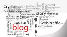 Presentation with cloud - Amazing slide set having keywordglobe - word cloud blog concept backdrop and a  colored foreground