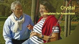  Presentation with married couple - Beautiful slides featuring keywordmarriage - attractive married mature couple having backdrop and a  colored foreground