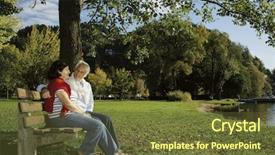  Presentation with married couple - PPT layouts featuring keywordretirement - attractive married mature couple relaxing background and a  colored foreground