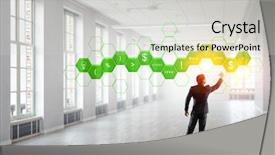  Presentation with media - Beautiful PPT theme featuring keywords for effective business concept backdrop and a light gray colored foreground