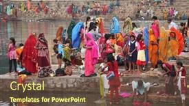  Presentation with ritual - PPT theme enhanced with khajuraho-india-november-8-unidentified background and a tawny brown colored foreground