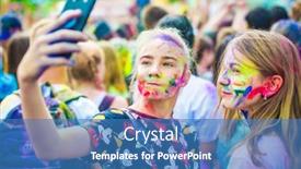  Presentation with holi festival - 