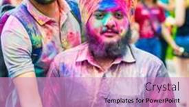  Presentation with holi festival - 