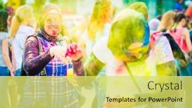  Presentation with holi festival - 