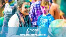  Presentation with holi festival - 