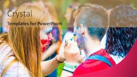  Presentation with holi - PPT layouts with khakiv-ukraine-19-may-2018 background and a  colored foreground