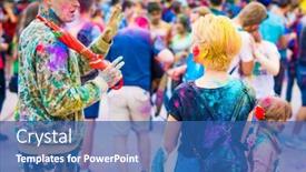  Presentation with holi festival - 