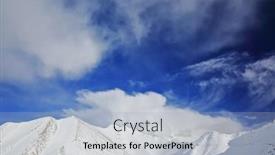  Presentation with region - PPT theme with khardung-la-mountain-pass background and a light blue colored foreground