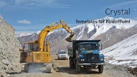  Presentation with road construction - 