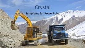  Presentation with road construction - 