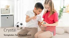  Presentation with solving - Slide set featuring kharkiv-ukraine-06-june-2020 background and a coral colored foreground