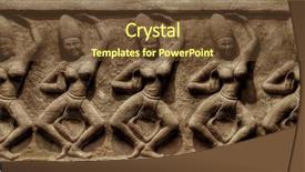  Presentation with thai - Cool new presentation design with kho chang island thailand backdrop and a tawny brown colored foreground