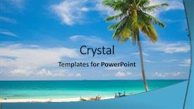  Presentation with fishing boat - Cool new presentation with kho kho - beach and fishing boat koh backdrop and a light blue colored foreground