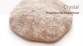  Presentation with moroccan - PPT theme having khobz-moroccan-flat-bread-isolated background and a lemonade colored foreground