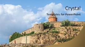  Presentation with armenia - Amazing presentation having khor virap is ancient monastery located in ararat valley in armenia backdrop and a light blue colored foreground