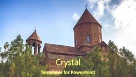  Presentation with armenia - PPT layouts consisting of khor virap is ancient monastery located in ararat valley in armenia background and a tawny brown colored foreground