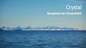  Presentation with mongolia - Slide deck with khotton lake in mongolia background and a  colored foreground