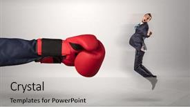  Presentation with safety kick off - Beautiful slide deck featuring kick to a small employee backdrop and a light gray colored foreground