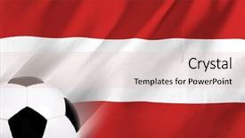  Presentation with pakistani flag - Audience pleasing PPT theme consisting of kickball - soccer ball on background backdrop and a lemonade colored foreground