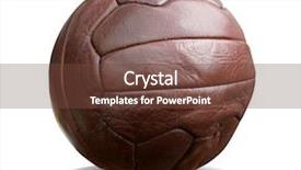  Presentation with clipping - Audience pleasing slide deck consisting of kickball - vintage football this image contains backdrop and a tawny brown colored foreground