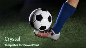  Presentation with grad ball - PPT theme with  background and a  colored foreground