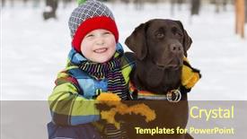  Presentation with animals winter - Amazing presentation having kid of school age backdrop and a tawny brown colored foreground
