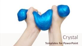  Presentation with green - Presentation with kid-playing-green-slime background and a lemonade colored foreground