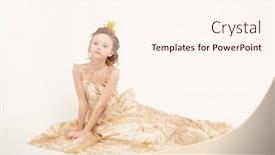  Presentation with full length portrait two men women brown sweater - PPT theme having kid-s-fashion-full-length background and a cream colored foreground