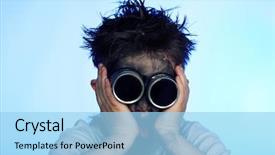  Presentation with immigration education - Colorful slides enhanced with kid science experiment - education background funny teen shot backdrop and a light blue colored foreground