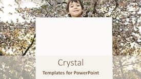  Presentation with unity kid - Theme consisting of kid-with-banner-outdoor background and a sky blue colored foreground