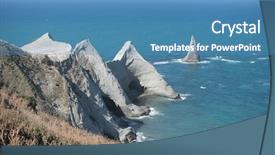  Presentation with new cold room storage - Colorful slide deck enhanced with kidnapp - gannet birds colony cape kidnappers backdrop and a  colored foreground