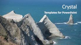  Presentation with new zealand - Theme having kidnapp - gannet birds colony cape kidnappers background and a  colored foreground