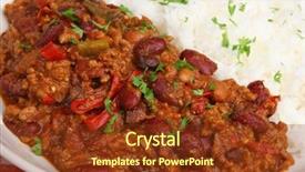  Presentation with kidney - Colorful theme enhanced with kidney - chilli con carne served backdrop and a tawny brown colored foreground