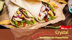  Presentation with mix berries and candy - Colorful PPT layouts enhanced with kidney - tortilla with a mix backdrop and a tawny brown colored foreground