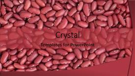  Presentation with kidney bean - Cool new presentation theme with kidney bean pulses forming backdrop and a red colored foreground
