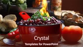  Presentation with kidney bean - PPT layouts having kidney bean background and a wine colored foreground