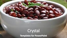  Presentation with kidney bean - Slides enhanced with kidney bean background and a  colored foreground