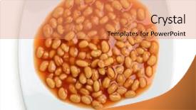  Presentation with kidney - Amazing PPT theme having kidney diet - top view of tomato sauce backdrop and a coral colored foreground