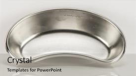  Presentation with kidney medical - Presentation having kidney tray medical equipment background and a light gray colored foreground