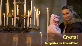  Presentation with kids church - Beautiful slides featuring church kids - basilica notre-dame-de-l'eoine l'epine champagne france backdrop and a tawny brown colored foreground