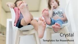  Presentation with messy - Audience pleasing PPT layouts consisting of kids at home backdrop and a light gray colored foreground