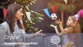  Presentation with kids birthday - Cool new slide set with kids-birthday-party-little-cute backdrop and a gray colored foreground