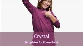  Presentation with creativity - PPT layouts with cool borders - young beautiful girl over isolated background and a  colored foreground