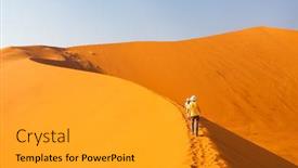  Presentation with sister - Theme with kids-brother-and-sister-climbing background and a gray colored foreground