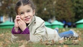  Presentation with cell - Slides consisting of kids cellphone - beautiful girl talking on cell background and a  colored foreground