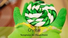  Presentation with hand holding colorful brain sketch - Colorful presentation design enhanced with kids craft party - kid hands holds colorful fresh backdrop and a yellow colored foreground