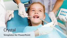  Presentation with office - Amazing presentation having kids dental hygienist - little girl sitting backdrop and a  colored foreground